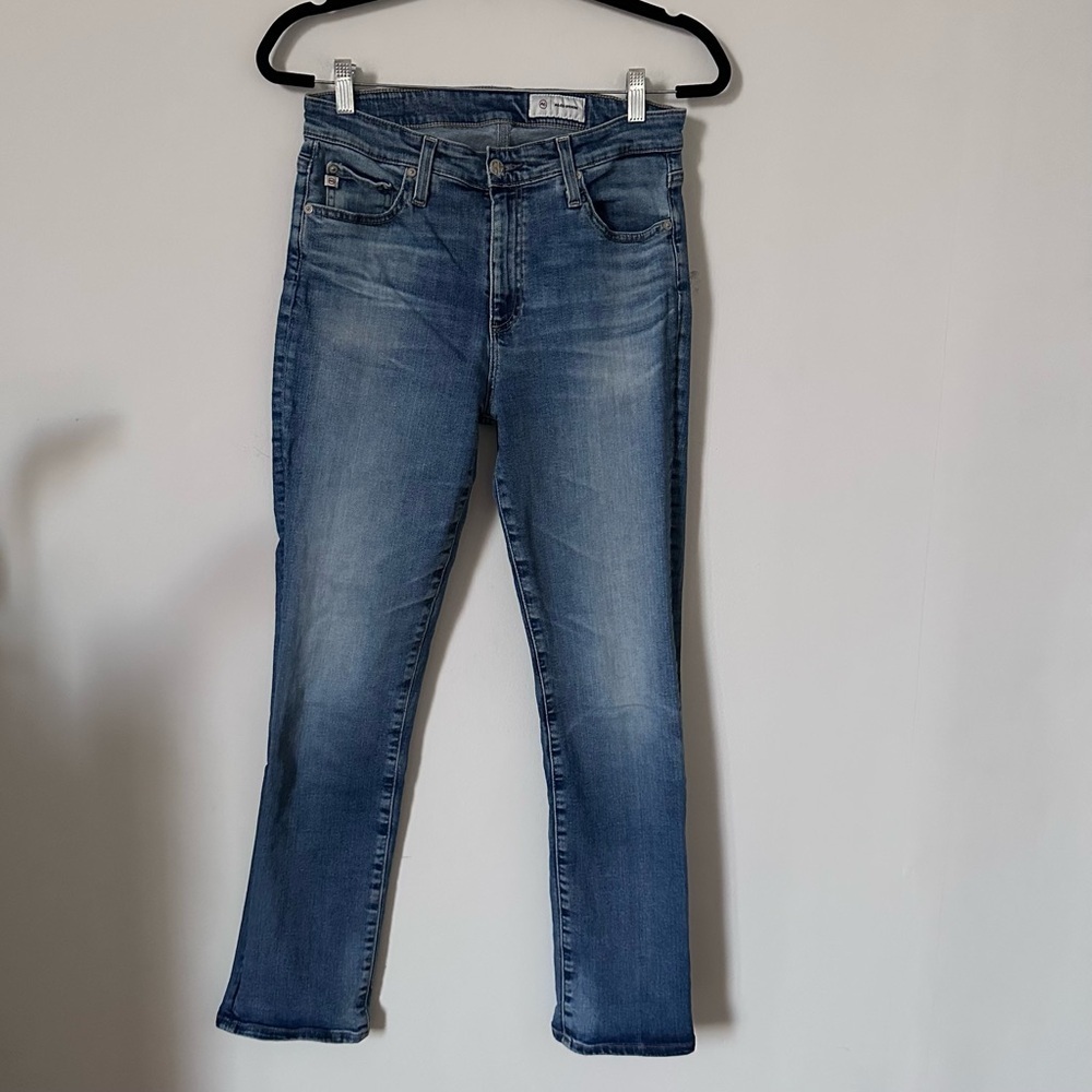 AG Adriano Goldschmied Jeans Size 29 Medium Wash Slim Straight Denim